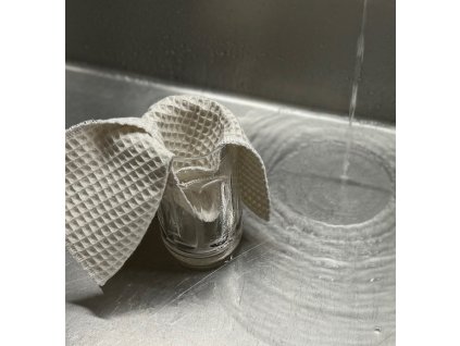Hadřík bavlněný na nádobí - SET 2 kusy- Šedobéžová (Natural)