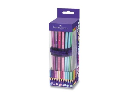 11700 3 faber castell pastelky sparkle rolovaci pouzdro 20 ks