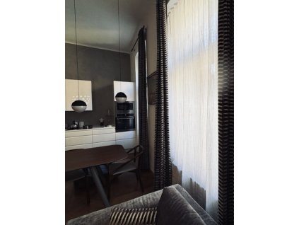 Aesthetic - Lněná záclona přírodně bílá - 100% LEN, gramáž 150g/m2,  nižší opacita