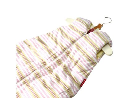 938 1 spaci pytlik prouzek ruzovo limetkovo bily 65 cm sleva