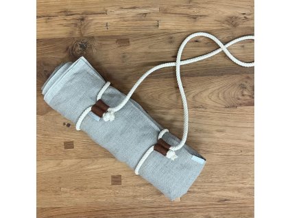 Letní lněná deka - Natural (Typ varianty popruh S popruhem samostahovacím)