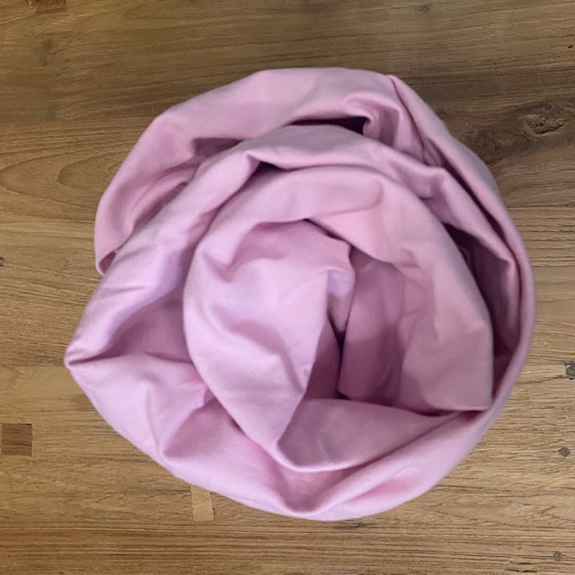 Prostěradlo do dětské postýlky - růžová - bavlněný úplet s elastanem 70x140 cm
