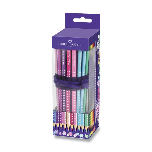 Faber-Castell Pastelky Sparkle, rolovací pouzdro 20 ks