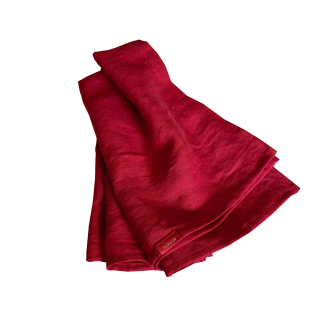 Lněná bonding deka novorozenecká - 100% len - Červená (Red)