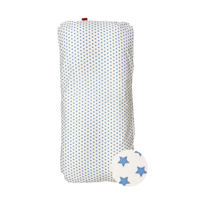 Náhradní povlak na hnízdo pro miminko-podložku - bavlněné plátno - hvězdička modrá/bílá