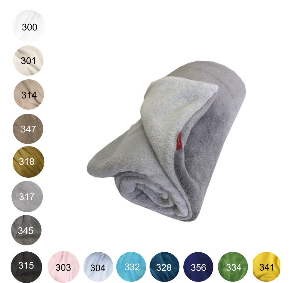 Mikroplyšová deka/ přehoz - šedá střední - MIX barev a velikostí Barva: 318 - medová, Rozměr mix: 100x140 cm
