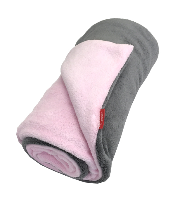 Mikroplyšová deka/ přehoz - šedá střední - MIX barev a velikostí Barva: 303 - růžová, Rozměr mix: 150x200 cm