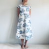 Dámské šaty LINE - se vzorem Toile de Jouy