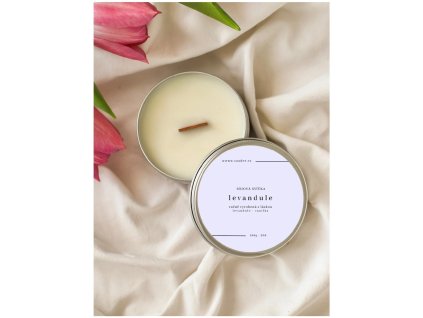 Česká sójová svíčka Levandule – relaxační vůně pro klidnou atmosféru