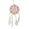 Macrame lapač snů z Bali Bílo růžový