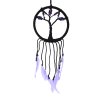 Fialový lapač snů z Bali s korálky