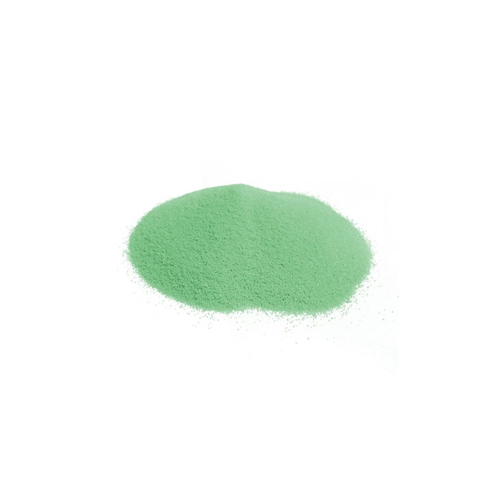 Barevný písek - světle smaragdově zelená