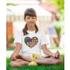 t shirt mockup featuring a little girl meditating surrounded by chickens 34922 r el2