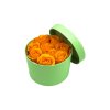 Mýdlové květy zelený box - sv. oranžová růže 9