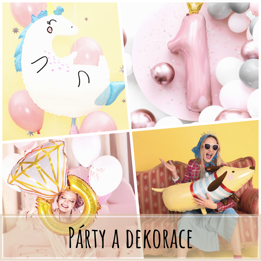 Party shop a dekorace na oslavy