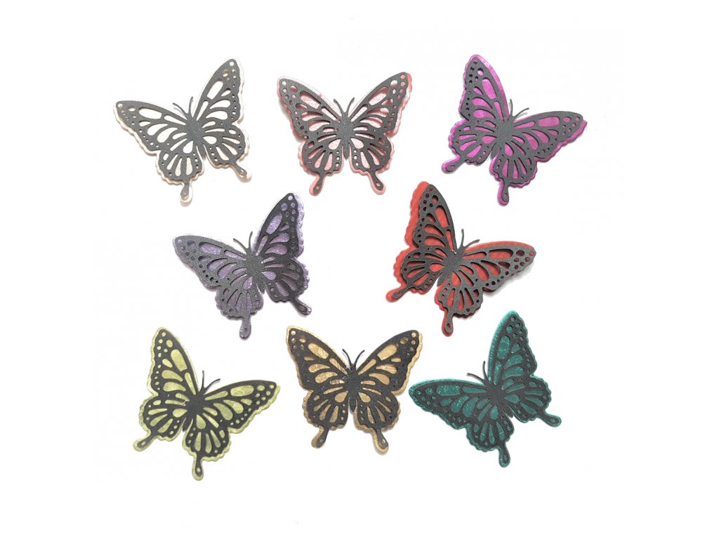 dekorace M motýl