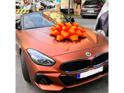 Velká mašle rozeta na auto