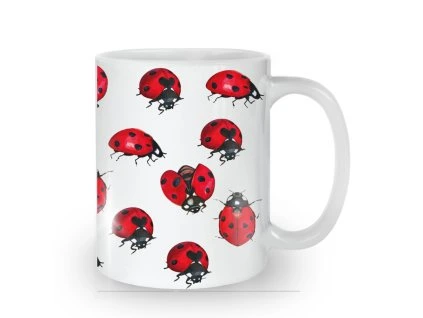 keramický hrnek s potiskem berušek