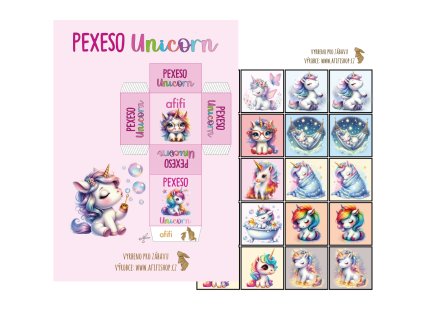 pexeso unicorn papir hra prodeti