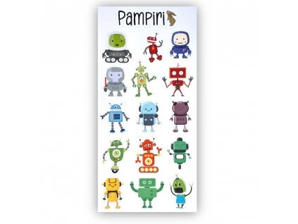 samolepky s roboty