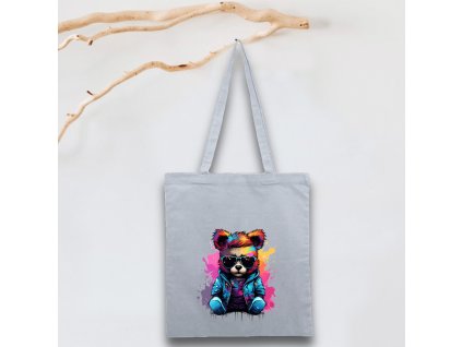 Bavlněná taška - cool medvídek