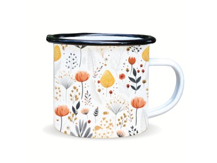 plecháček oranžové květiny