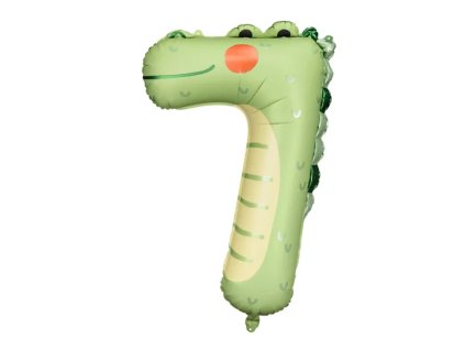 balonek cislo sedmicka krokodyl