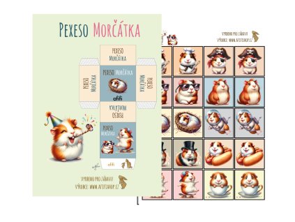pexeso s morčátky