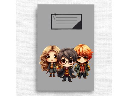 školní sešit s harry potterem