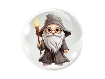 magnet na lednici brumbál