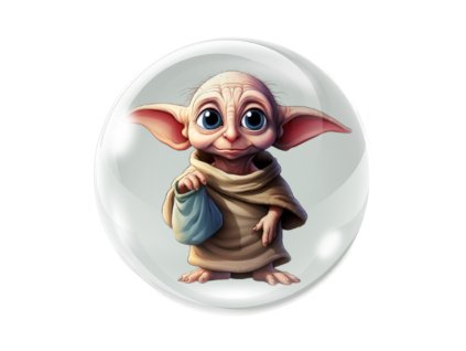 magnet na lednici dobby