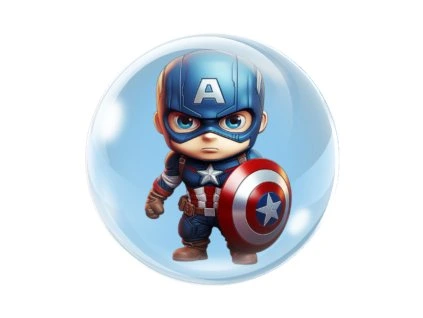 magnet na lednici captain america