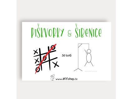 papírová hra šibenice a piškvorky