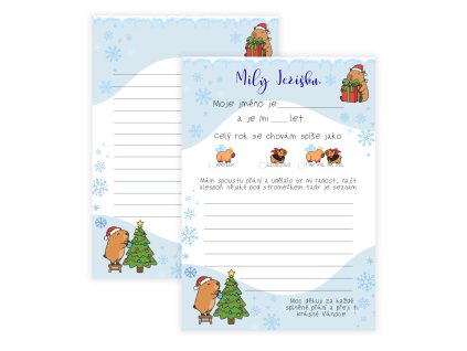 dopis jeziskovi kapybara