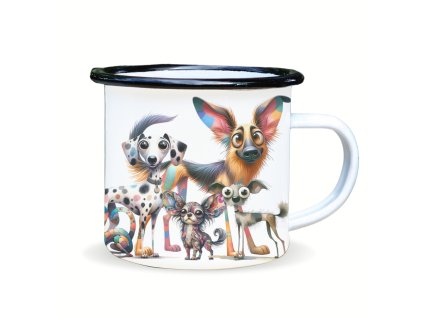 plecháček barevni psi