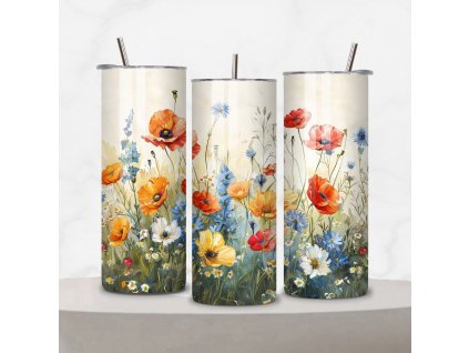 termolahev s květinami