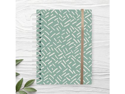 sešit kroužkový boho