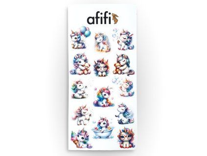 samolepky s jednorožci