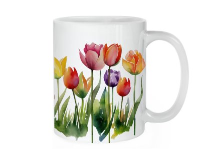 hrnek tulipany barevne