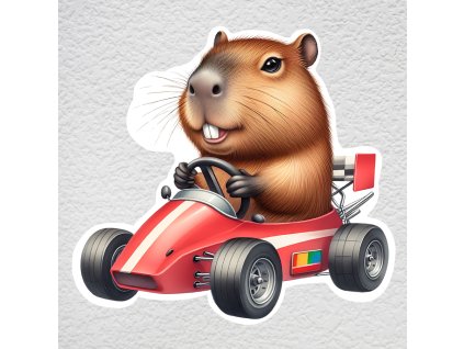 samolepka na zeď kapybara formule
