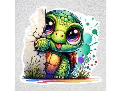 samolepka na zeď želva