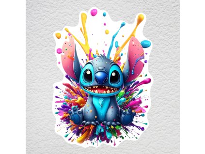 samolepka na zeď stitch barevný
