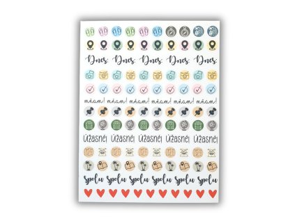 samolepky do cestovního deníku