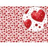 balicí papír láska srdíčka valentýn