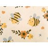 Balicí papír - arch - Přírodní včelky