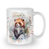 keramický hrnek s potiskem červená panda