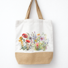 taška nákupní s lučním kvítím