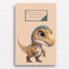 školní sešit dinosaurus