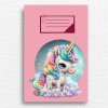 školní sešit unicorn duhový
