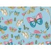 balicí papír dárkový s motýlky